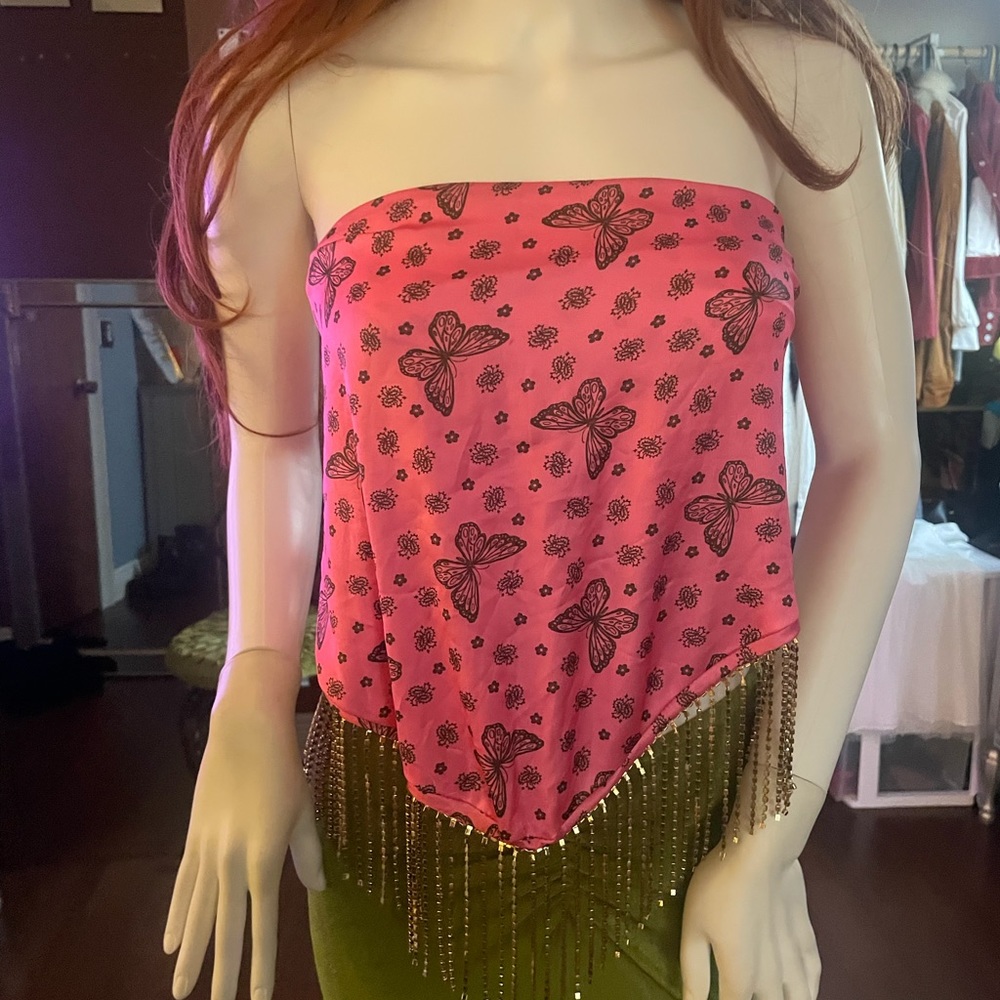 Bandana y2k top